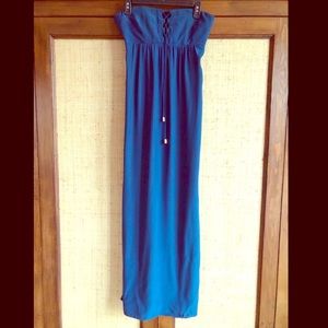 Silk Blue Dress